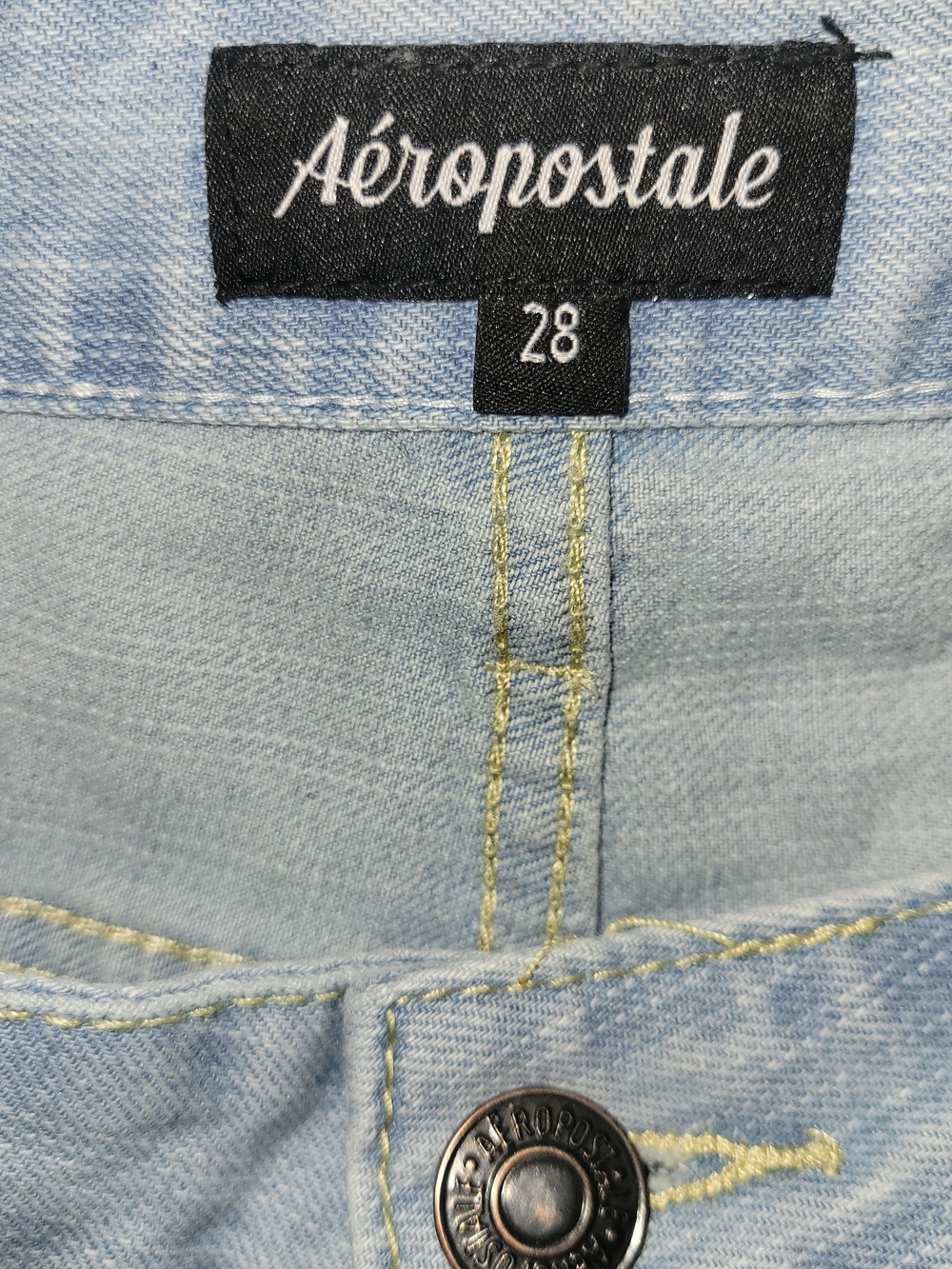Aeropostale Men's Light Blue Skinny Jeans